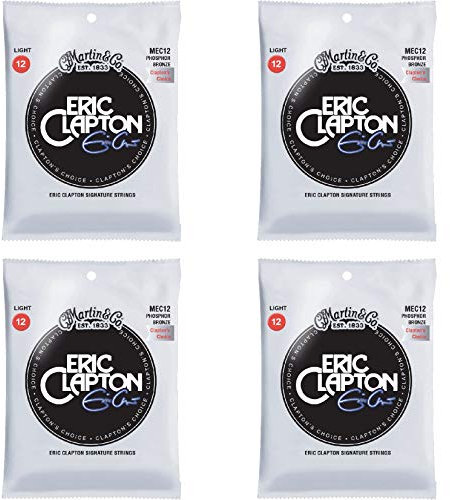 Martin Strings Clapton's Choice MEC12 - Cuerdas para guitarra acústica (4 unidades)