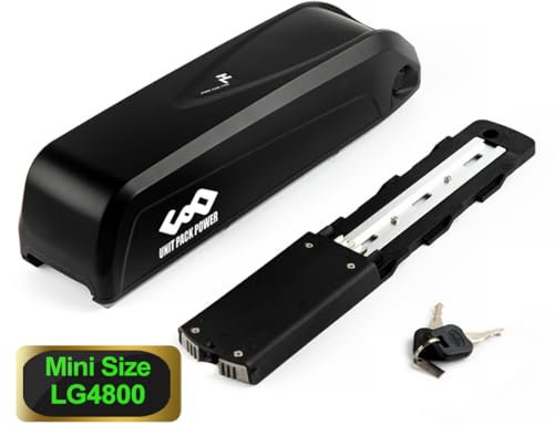 Ebike Batterie 36V 20Ah 500W (Mini-Größe, Lg4800 Cell) - Lithinum-Ionen-Batteriepack für Elektrofahrrad 350W 250w - Ba-fang Mid Drive Batterie
