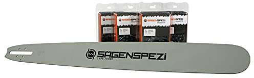 63cm Schwert-Set Solid Laser mit 4 Halbmeißelketten .404 80TG 1,6mm passend für Stihl MS 881 MS881