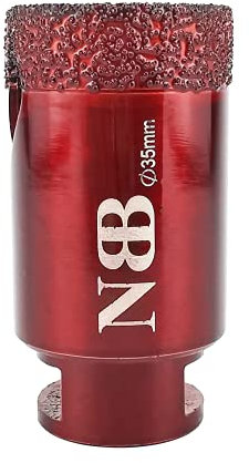 NBB Sega a tazza diamantata con M14, per foratura professionale a secco o ad umido su porcellana dura, ceramica, piastrelle, granito, marmo, veloce, durevole, per smerigliatrice angolare(1,35mm)
