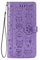Fertuo Cover per Vivo Y21S / Y21 / Y33S, Custodia Portafoglio a Libro in Pelle Flip Cover con Porta Carte, Chiusura Magnetica [Disegni di Gatto Cane] Case Antiurto per Vivo Y21S, Viola