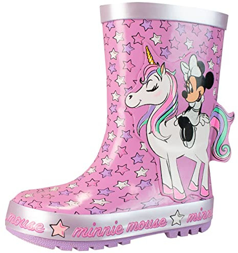 Disney Stivali di Gomma per Ragazze Minnie Mouse Rosa 27