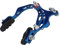 Alomejor Pinza Freno Bici Freno Cerchio Bici Pinza Freno Anteriore/Posteriore per Mountain Bike Moto(Blu)