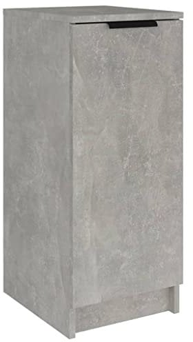 vidaXL Scarpiera Grigio Cemento 30x35x70 cm in Legno Multistrato