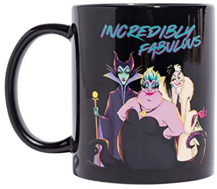 Disney Villains Mug in Presentation Gift Box (Incredibly Fabulous Design) 11oz Ceramic Mug - Official Merchandise