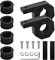 2 Pièces Support de Montage de Lumière Travail, Universelle Pince de Tube de Barre Fixation pour ATV UTV Véhicules Tout-Terrain Voiture Camion Moto Vélo Tube de Toit Barre de Cage de Roulage