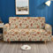 DOTBUY-SHOP Elastische Stretch Sofa Überzug Retro-Druck, Couch Überzug 1 2 3 4 Sitzer Weicher Stretchbezug Sofabezug Sofa Cover Universal Sofaschoner Möbelschutz (145-185cm,gelb)