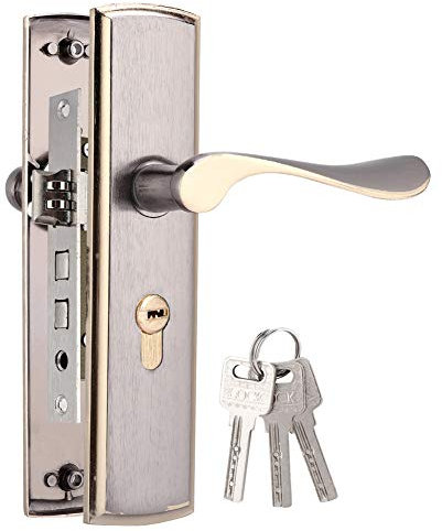 Serrure de Porte, Serrure de Porte de Chambre D'intérieur, avec Corps de Serrure Silencieux, Conception de Poignée Simple
