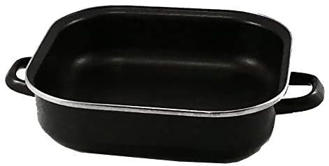 MAGEFESA Tartera esmaltada black 27x27 cm