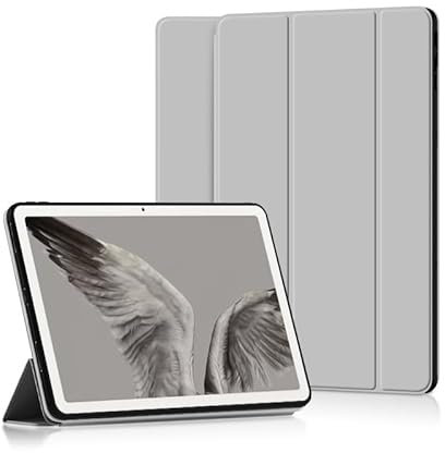 Custodia il tablet per Google PIxel (2023), supporto sottile per tablet Custodia protettiva Smart Cover per tablet antiurto con guscio posteriore rigido (Grigio)