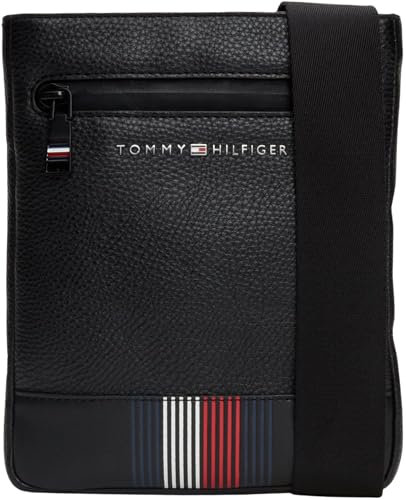 Tommy Hilfiger TH TRANSIT MINI CROSSOVER Umhängetasche Herren, Schwarz (Black), OS