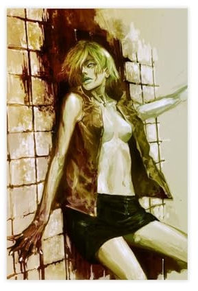 ALNILA Heather Game Silent Hill 3 Leinwand-Poster, Schlafzimmer, Dekoration, Sport, Landschaft, Büro, Raumdekoration, Geschenk, ungerahmt, 30 x 45 cm