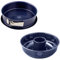 Dr. Oetker 9923350 Moule à charnière de 26 cm étanche, moule à charnière, Moule à savarin 26 cm, moule gateau cheminée, moule a gateau, Moule à savarin, moule gateau cheminée, Acier, Bleu, 26 cm
