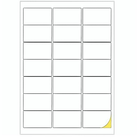 Double Dragon A4 Selbstklebende Adressetiketten, 21 Etiketten pro Blatt, 100 Blätter, 63,5 x 38,1 mm (2100 Etiketten)