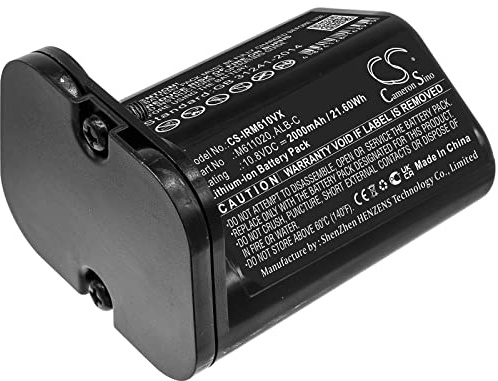 TCTK Akku 2000mAh Kompatibel mit [iRobot] für ADD-N1, für Braava Jet M6, für M6 Ultimate Robot Mop, für M611020, für M612680, für M612880, für M614480 Ersetzt 4650149, ABL-C, ALB-C, M611020 FB