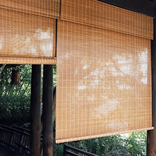 Tapparella in Bamboo esterno, Tenda da sole in bamboo, Tenda a Rullo Per Finestra, Esterni, Protezione Sole Privacy, Tende a pacchetto