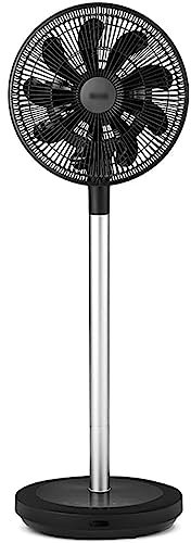 HPTHLY Household Quiet Floor Fan,DC Motor Desk Fan,3D Air Supply Oscillating Fan,AI Intelligent Temperature Adjustment Standing Fan Room Fan