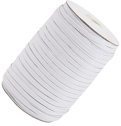 HAWILLOSCH Elastisches Bekleidungsband Polyester Stretchband Gesichtsmaskenband Breit Für Nähen Basteln Und Dekorationszubehör