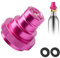 Alleshelfer CO2 Quick-Adapter, Schnelladapter für CO2 Soda kompatibel, CO2 Adapter für Trapezgewinde TR21-4, Rosa, F-QC1.0-P