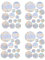 52 PCS Round Bird Anti-Collision Window Stickers, Rainbow Prism Suncatcher Window Decals for Glass Doors, Bird Strike Prevention Stickers to Protect Wild Birds and Decorate Windows with Light Effects