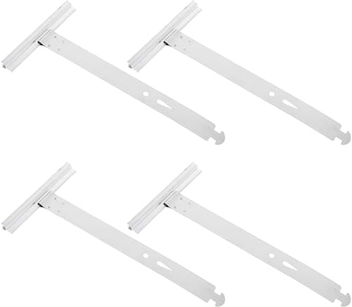 INOOMP 4 Stück Aluminium Rollladenfedern Ersatzteile Fensterladen Reparatur Federn aus Edelstahl mit Hakendesign für Einfache Montage und Sichere Befestigung