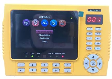 Cercatore satellitare, KPT-958L DVB-S2 MPEG4 HD Satellite Finder Meter Migliore Satlink WS-6933 WS-6916 Set TOP BOX SATLINK WS-6906 V8