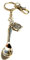 Starfish Records Detachable Mini Charlie Time Alarm Clock Spoon Keyring Snuff Sniff Snorting Powder Peace Gift Bag
