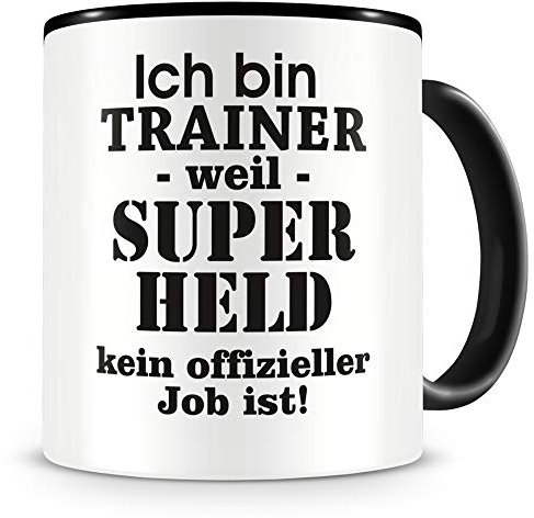Samunshi® tazas con diferentes profesiones para café o té Entrenador de 300 ml.