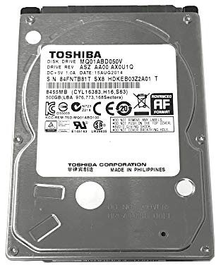 500GB Toshiba 2.5-inch SATA laptop hard drive (5400rpm, 8MB cache) MQ01ABD050V (Renewed)