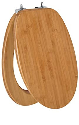 Primaster Toilettendeckel Bambus WC Sitz mit Absenkautomatik Toilettensitz