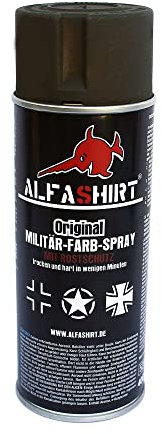 Militär Sprayfarben Farbspray Lack RAL Farben Bundeswehr Restaurieren, RAL Farben:RAL 6014 Gelboliv
