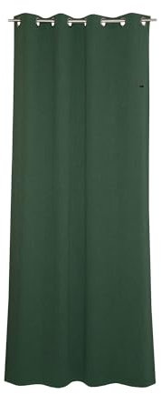 ESPRIT Ösen Vorhang grün Blickdicht • Gardinen Vorhang 140 x 250 cm • Ösenschal Harp • 100% Polyester