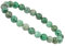 ELEDORO Handgefertigtes Edelstein Perlen Stretch Armband - Echte Steine 8mm (Qinghai Jade)