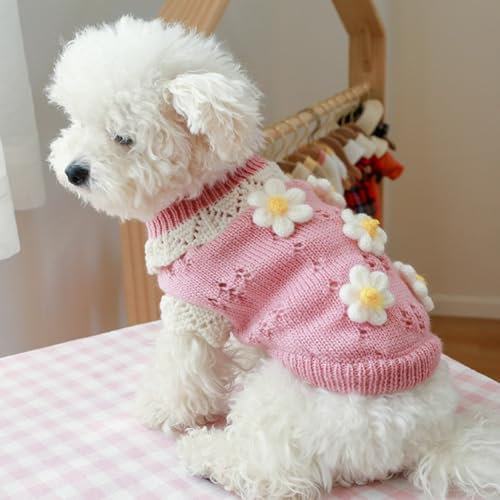 Pet Winter Knitted Jumpers Christmas Xmas Outfits With Legs for Small Medium Dogs Puppy Girl