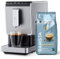 Tchibo Kaffeevollautomat Esperto Caffè inkl. 1kg Barista Caffè Crema für Caffè Crema und Espresso, Silber