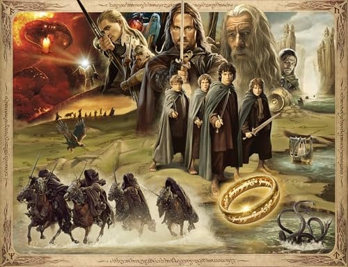 Ravensburger Puzzle 16927 - LOTR: The Fellowship of The Ring - 2000 Teile Herr der Ringe Puzzle für Erwachsene und Kinder ab 14 Jahren