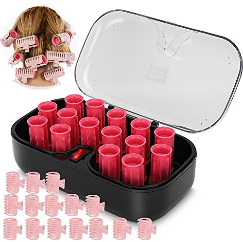 Electric Heated Rollers,Rod Hair Curler Roller 30mm Hair Perm Rods Hair Perm Hair Shaving for Short and Long Hair[US Plug]