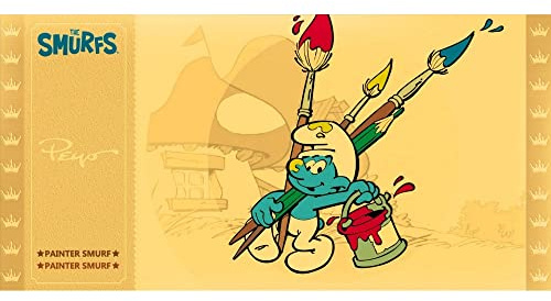 Golden Ticket Cartoon Kingdom Die Schlümpfs – Der Malerschlümpf