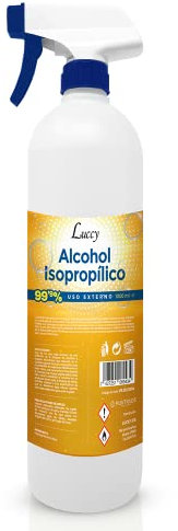 Luccy Isopropanol 99,9% 1L Sprühflasche - Isopropylalkohol Reinigungsalkohol Hochreines Isopropanol