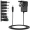 TFUFR 5V 2A Power Supply Adapter, Universal Power Adapter AC to DC Adapter with 7 Tips DC Plug Adapters AC Charger for LED Strip Lights, TV Box, Router, Speaker and more 5V Home Appliances