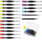Ansyhttlg Kit di cacciaviti e pinzette, set di mini cacciaviti, set da 19 pezzi, piccolo cacciavite magnetico a stella Phillips/a taglio/Torx per occhiali, telefono, orologi, riparazione