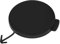 ECSiNG Tappo di copertura per gancio di traino anteriore 5K0807241E Paraurti Anteriore Copertura Rimorchio Accessori Parti Occhielli di Traino Tappo Compatibile con Golf VI MK6 2009-2013 Nero