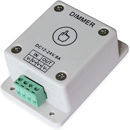 HEYBB 10 Pcs A Lot, LED PWM Dimmer 12-24V 8A 96W(12v) Or 192W(24v) Switch dimmer