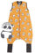 schlummersack Schlafsack mit Füßen Sommer 1 Tog 120 cm dünn Panda | Kinder Schlafsack mit Beinen und verlängerten Bündchen für eine Körpergröße 120-130cm Füßen 1 Tog