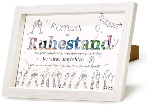 HSDSH Geldgeschenk Rente, Geldgeschenk Verpackung Ruhestand, Renteneintritt Geschenk für Frau Mann, Pension Abschiedsgeschenk Kollegen, Ruhestand Geschenk für Rentner Pensionierung Rentenbeginn