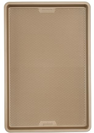 GoodCook BestBake - Teglia per biscotti in acciaio al carbonio antiaderente, 28 x 43 cm, colore: bronzo