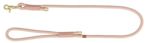 TRIXIE Soft Rope Hundeleine, L-XL 1,0 m/13 mm, rosa - robuste Lange Hundeleine aus Tau mit Trigger Snap Hook, für große Hunde, weiches & rundes Material mit Handschlaufe - 1985107