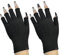 1 Paar Gel Nägel UV Handschuhe, Anti UV Handschuhe für Gel Nagellampe, Fingerlose UV Handschuhe für Gel-Maniküre, UV Schutz Gel-Nagel Handschuhes, Gel Nails UV Shield Gloves für Maniküren Trockner