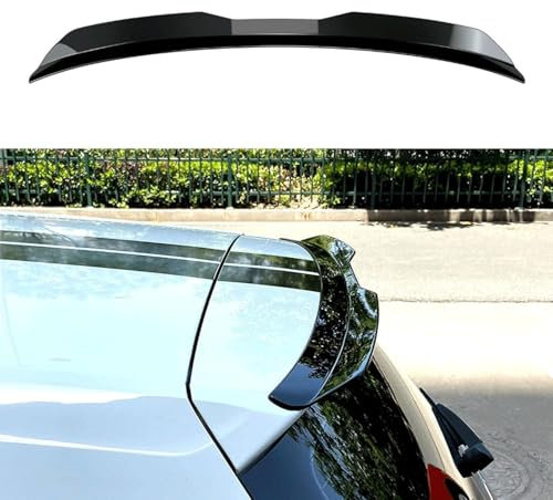 GEBBEM Auto Heckspoiler für Audi A4 Avant B7 8E 2004 2005 2006 2007 2008, Kofferraumspoiler Heckflügel Lippe Spoiler Tuning Styling Zubehör,Gloss Black