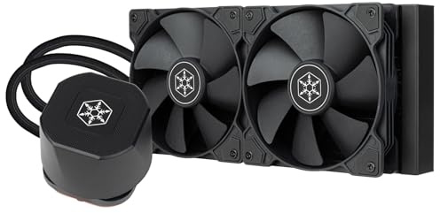 SilverStone Technology NovaPeak 240,Überlegene All-In-One-Lösung zur Flüssigkeitskühlung, SST-NP240B